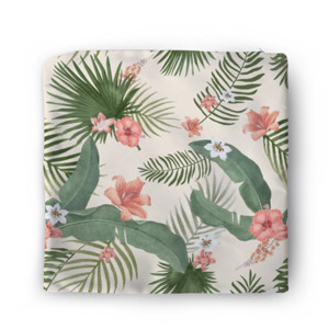 Sarung Bantal Tropical foliage illustration