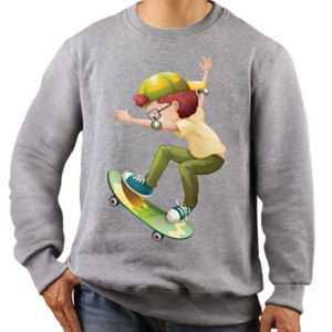 Jaket Sweater Skateboard - freestyle  