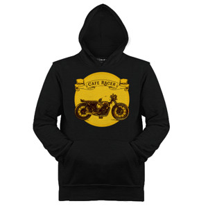 Jaket Hoodie Cafe Racer