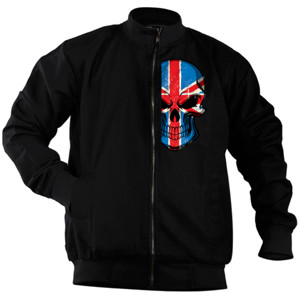 Jaket Bomber UK Skull