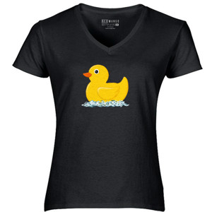 Kaos Duck - V-neck Wanita by Co_mbro