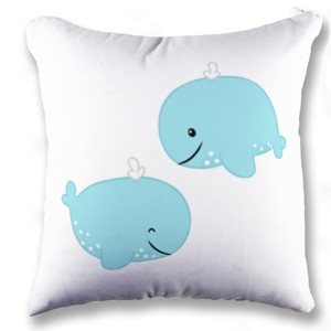Bantal Whale - Bantal Kotak by Co_mbro