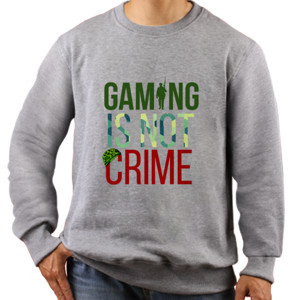 Jaket Sweater Gaming is not crime