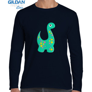 Kaos Dino - Kaos Lengan Panjang Pria by Co_mbro