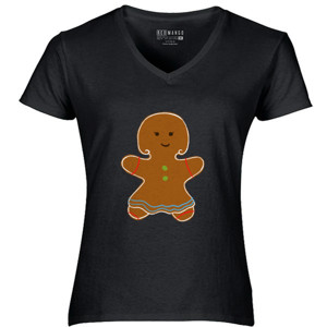 Kaos Cookie - V-neck Wanita by Co_mbro