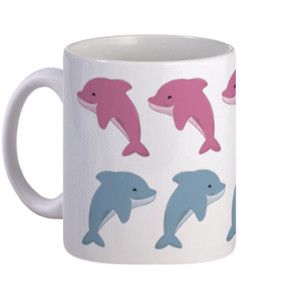 Mug Dolphin - Mug by Co_mbro