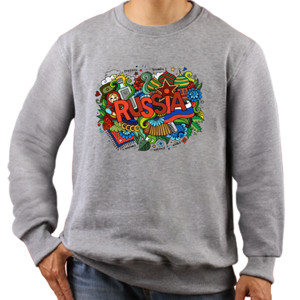 Jaket Sweater Travel to Rusia