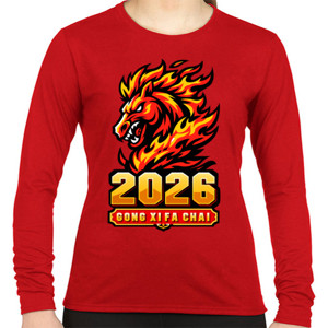 Kaos Kaos Imlek 2026 Naga Api – Gong Xi Fa Chai Unisex