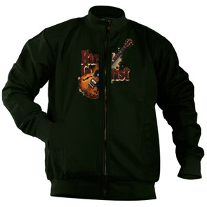 Jaket Bomber rusty guitarist 2