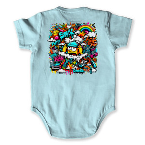 Baby Jumper Premium - Seni Graffiti Kartun