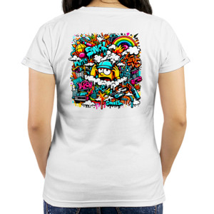 Kaos Premium - Seni Graffiti Kartun