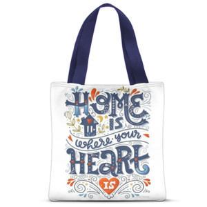 Tas Tote Fullprint Quote 38x38 cm