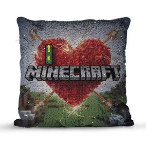 Bantal Ajaib I Love Minecraft Pillow