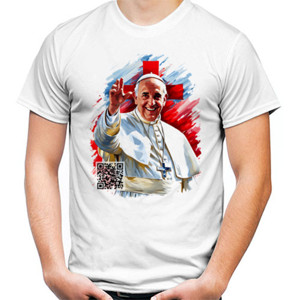 Kaos Pria  POPE FRANCIS 015
