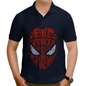 Kaos Polo Great Power Spiderman