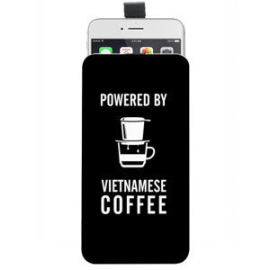 Sarung HP Pouch COF001 - Powered By Vietnamese Coffee Phone Case