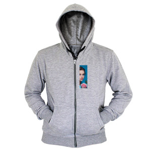 Hoodie Zipper Blue Rose Series 01