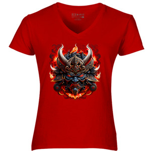 Kaos japanesse fire mask