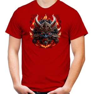 Kaos japanesse fire mask