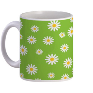 Mug Flower Green