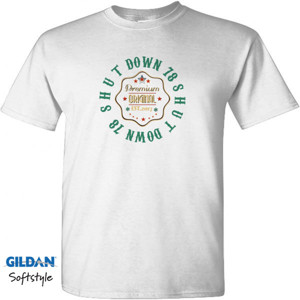 Kaos 78 shut down white tee
