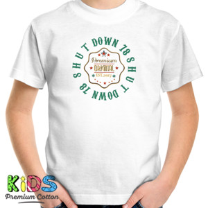 Kaos 78 shut down white tee