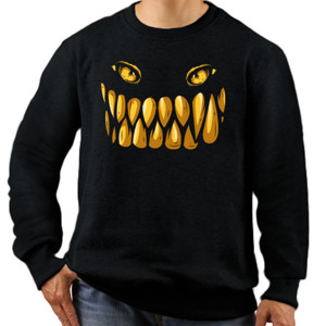 Jaket Sweater Monster Face