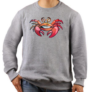Jaket Sweater Cute Crab - Kaos Kepiting Keren