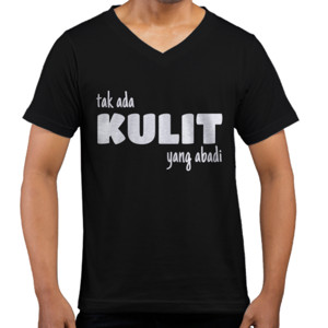 Kaos  tak ada kulit yang abadi