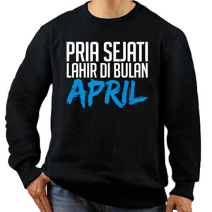 Jaket Sweater PRIA SEJATI BIRU - APRIL EDITION