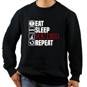 Jaket Sweater Eat Sleep You Died