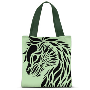 Tas Tote Fullprint Motif Art Zebra