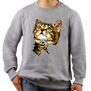 Jaket Sweater Kucing Yellow