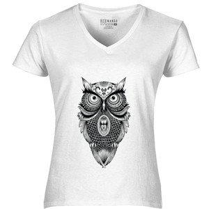 Kaos Mandala Burung Hantu