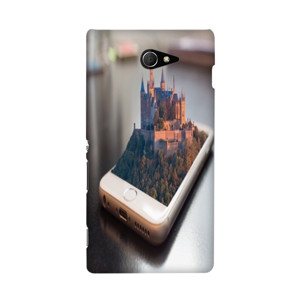 Castle In Handphone Casing HP