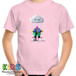 Kaos Robot mainan hujan