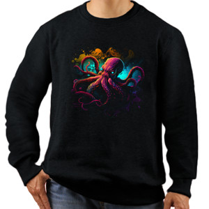 Jaket Sweater Octopus / Gurita