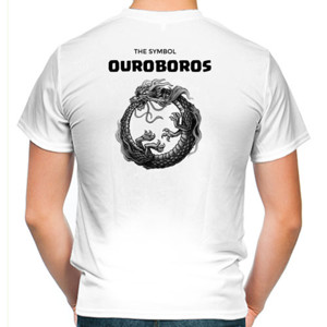 Kaos Kaos Unik Simbol Keabadian - Ouroboros