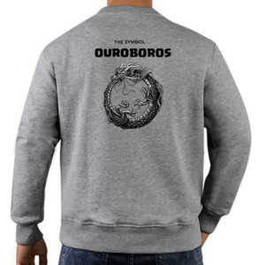 Jaket Sweater Kaos Unik Simbol Keabadian - Ouroboros