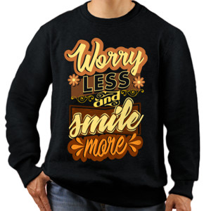 Jaket Sweater WORRY LESS AND SMILE MORE 4