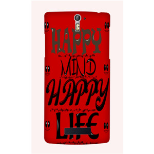 happy mind happy life Casing HP