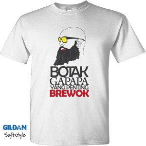 Kaos botak gapapa yang penting brewok