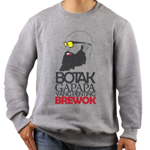 Jaket Sweater botak gapapa yang penting brewok