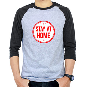 Kaos Raglan Stay at Home