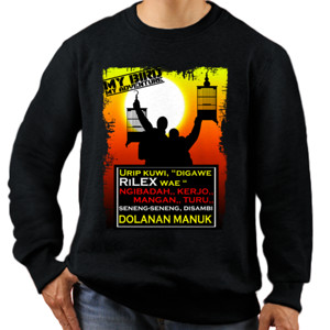 Jaket Sweater My Bird My Adventure