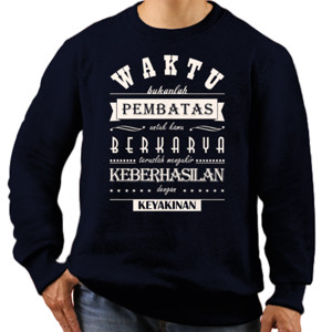 Jaket Sweater Motivasi Waktu MW02