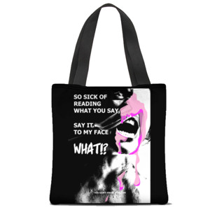 Tas Tote Fullprint Say It To My Face