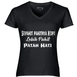 Kaos Kopi dan Patah Hati
