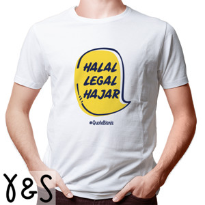 Kaos halal legal hajar