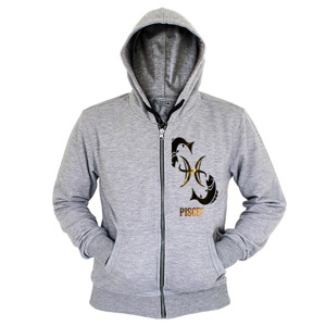 Hoodie Zipper Pisces